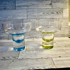 Crate and Barrel Margarita glasses set of four